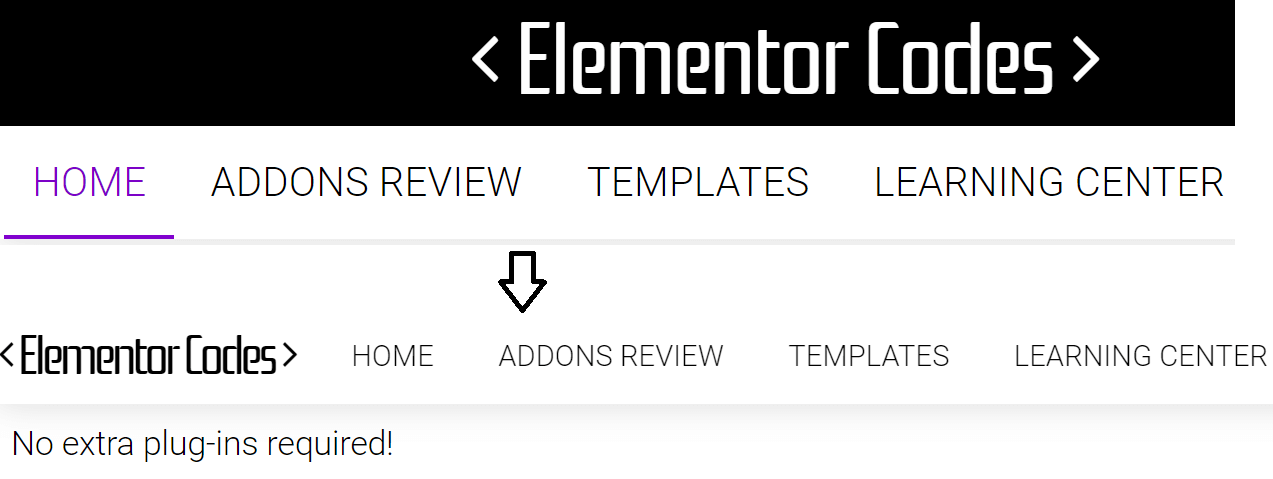 Elementor Sticky Header Changes Logo Size and Position