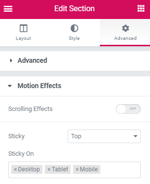 Elementor Sticky Header Changes Logo Size and Position