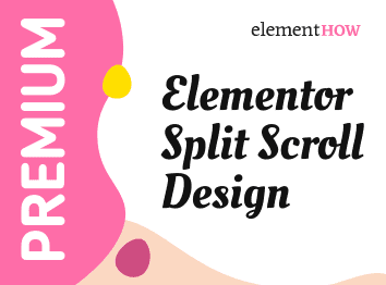 Elementor Split Scroll Design