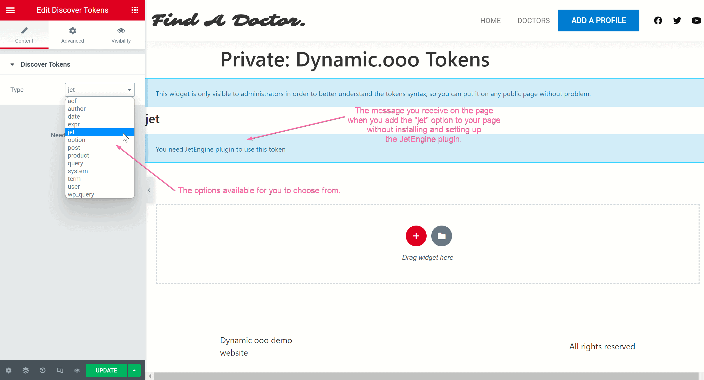 Easy Elementor Dynamic Text & Content with Dynamic Tokens 2