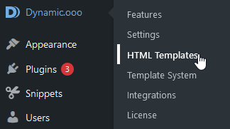 Dynamicooo HTML Template