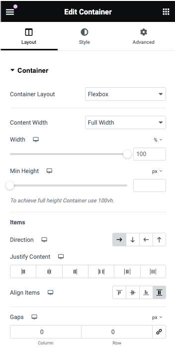 Create a Vertical Icons Sticky Menu with Elementor 4