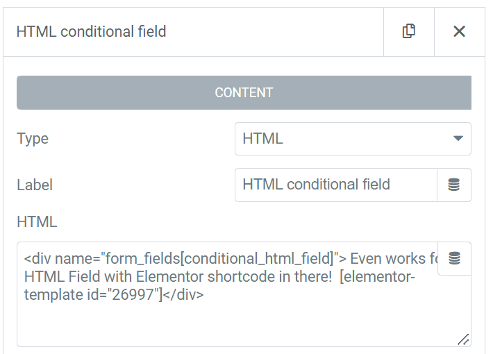 Elementor Conditional Logic Form Fields Without Plugin 3