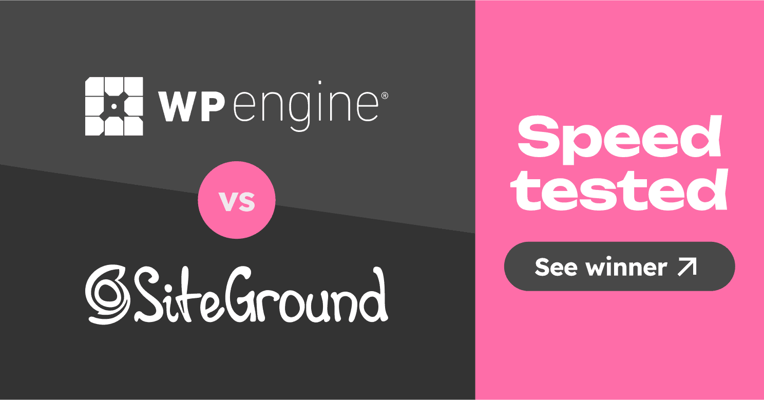 SiteGround vs WP Engine Speed Tested