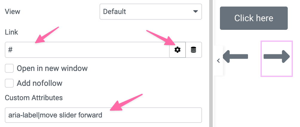 Elementor Control Carousel With Custom Arrows & Position 3